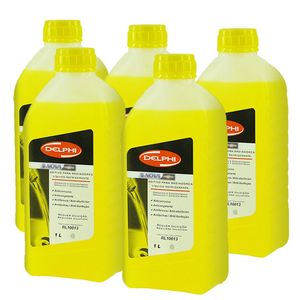 5 Aditivos De Radiador Concentrado Ecológico Amarelo 1l Logan /clio /kangoo /megane /r19 /r21 /symbo