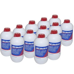 12 Aditivos Para Radiador Diluido Acdelco Vermelho Ecológico 1lOnix /prisma /agile /astra /celta /me
