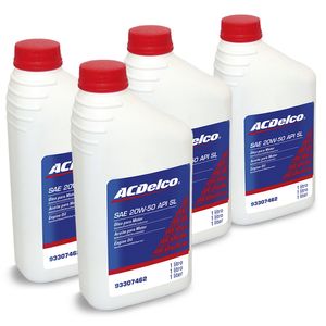 Kit 4 Óleo Motor 20w50 Sl  Celta /meriva /montana /tigra /chevette /ipanema /corsa Acdelco KIT4X462