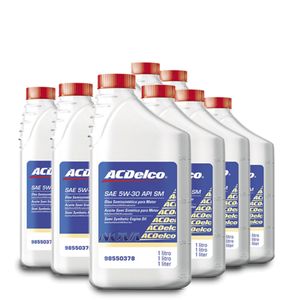Kit Com 8 Óleos Motor Semi-sintético 5w30sn Acdelco KIT2254