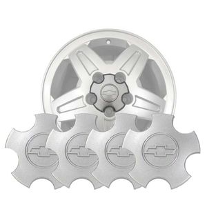 Jogo 4 Calotas Miolo Central Da Roda Astra Peças Genuínas GM KIT2097