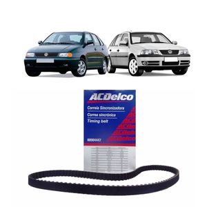 Correia Dentada Hnbr Gol 1.6 Flex /parati 1.8 /saveiro /polo Ap Acdelco 19348084