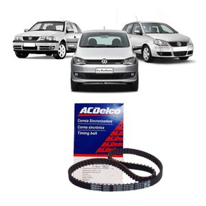 Correia Dentada Gol 1.6 8v 03 /voyage /parati /crossfox 1.0 1.6 /fox /polo Acdelco 19348068