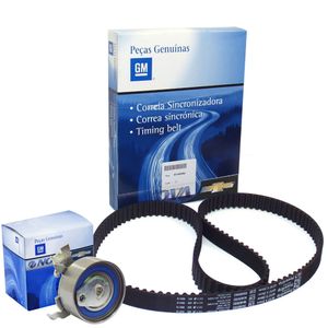 Kit Correia Dentada E Tensor 2.2 Gasolina Hnbr  S10 /omega /vectra Peças Genuínas GM KIT244
