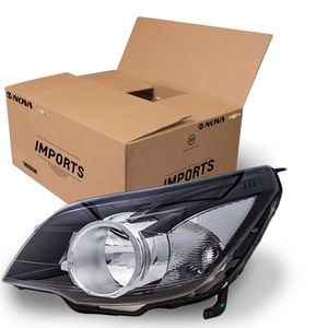 Farol Mascara Negra Lado Esquerdo Agile /montana Imports ZN14141125