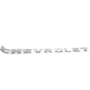 Faixa Adesiva Chevrolet Da Tampa Traseira Adesivo Prata  S10 /blazer Peças Genuínas GM 94718479