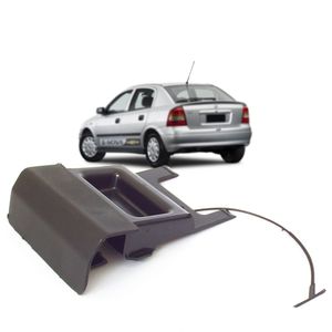 Moldura Tampa Traseira Spoiler Soleira Lado Esquerdo Preto Astra Autoplast AP917