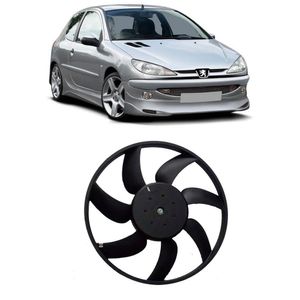 Eletroventilador Ventoinha Motor 206 Magneti Marelli EMM2002HPE