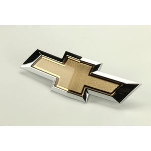 Emblema Gravata Dourada Dianteiro Dourado Da Grade Do Radiador  Agile /montana Peças Genuínas GM 520