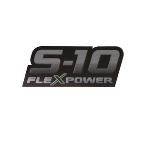 Emblema Adesivo S10 Flexpower Verde  Peças Genuínas GM 94734257