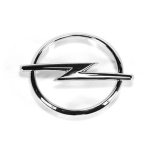 Emblema Opel Cromado Da Grade Do Radiador Corsa Peças Genuínas GM 9181969