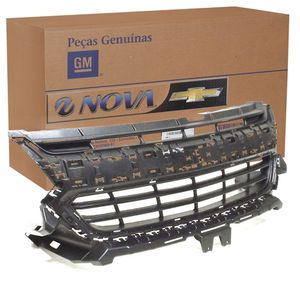Grade Dianteira Do Radiador Com Filetes Pretos S10 /trailblazer Peças Genuínas GM 52133634
