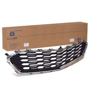 Grade Dianteira Do Radiador Lt Cromada Sedan Cruze Peças Genuínas GM 23504350