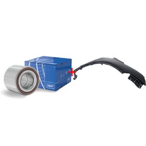 Rolamento Da Roda Traseira Vkba3601 + Paralama Lado Direito 1.8 16v 95210619 Corsa /tracker Kit Nova