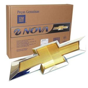 Emblema Dourado Da Grade Radiador  S10 Peças Genuínas GM 52119476