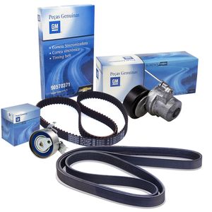 Kit Correia Dentada Alternador E Tensor 2.0 8v Com Ac  Astra /zafira /vectra Peças Genuínas GM KIT95