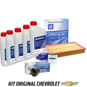Kit Troca De Óleo 5w30 Semissintético 5 Litros E Filtros Astra /zafira /vectra Peças Genuínas GM KIT