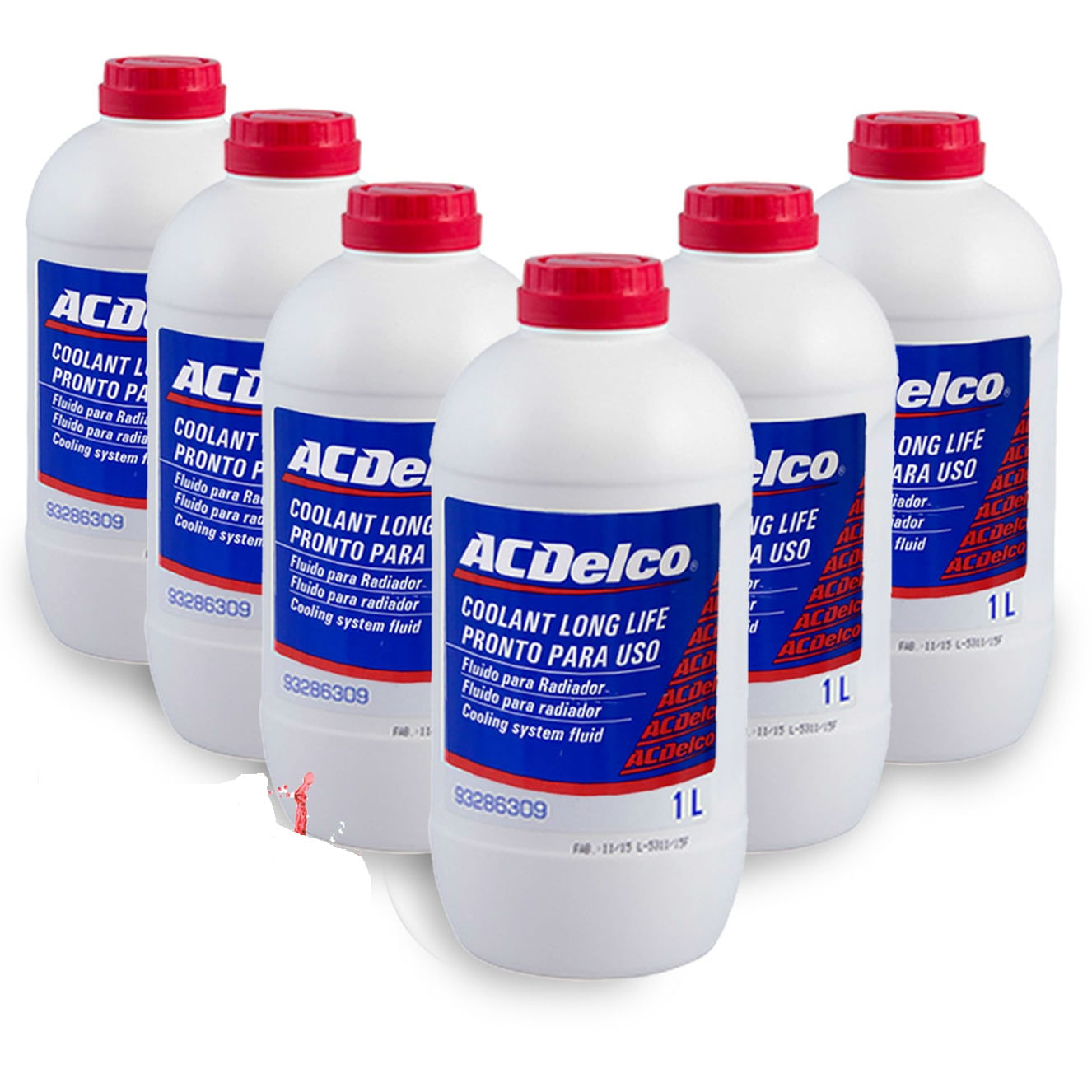 Aditivo Para Radiador Diluido Acdelco Vermelho Ecológico 6l Onix