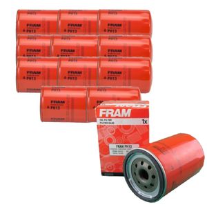 Kit 12 Filtros De Óleo Do Motor 6cc Opala /caravan Fram KIT2519