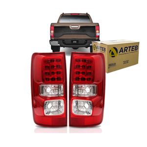 Par Lanterna Traseira Led Bicolor S10 Arteb KIT2512 460441 460442