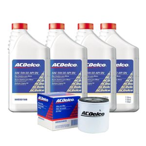 KIT TROCA DE ÓLEO 5W30 SN E FILTRO SINTÉTICO ONIX /PRISMA /AGILE /SPIN  1424K4