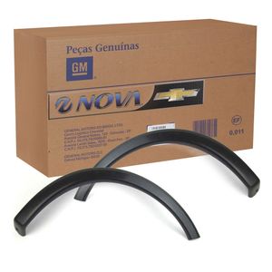 Par Moldura Do Paralama Dianteiro Fina Lisa Sport  Montana /corsa Modelo Novo Peças Genuínas GM KIT3