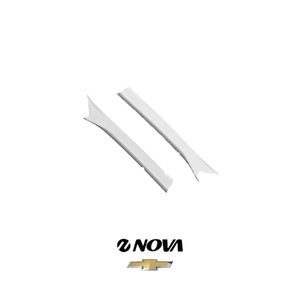 Par Moldura Coluna Do Parabrisas Lado Esquerdo E Direito Gelo Omega /suprema Autoplast KIT2175
