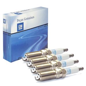 Jogo Velas De Ignição  S10 2.5 Ecotec Diesel 12654110 Peças Genuínas GM KIT952