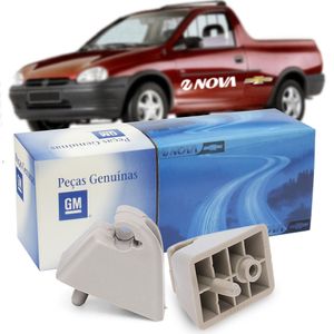 Par De Suporte Do Parasol Quebrasol  Corsa 90332334 Peças Genuínas GM KIT1597