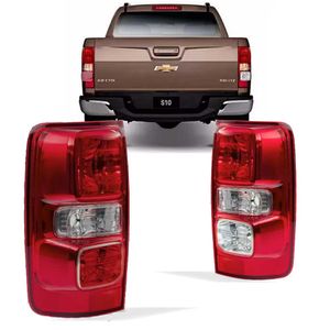 Par Lanterna Traseira Com Luz De Neblina S10 12/28 Arteb KIT2157