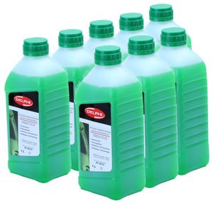 8 Litros Aditivo De Radiador Diluído Verde Delphi KIT1200