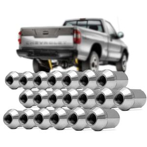 Kit 20 Porca Cromada Da Roda M12 X 1 5 Jh360077  S10 /blazer Jahu KIT1187