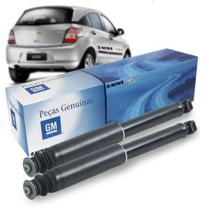 Par De Amortecedor Traseiro Original  Agile 94701320 Peças Genuínas GM KIT1658