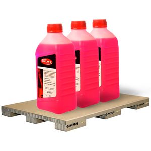 3 Litros Aditivo De Radiador Vermelho Concentrado Delphi KIT913
