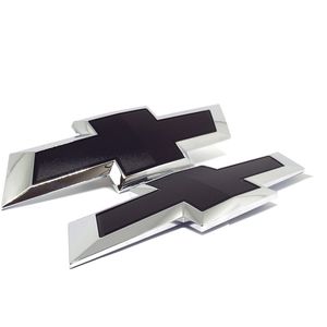 Kit Emblema Dianteiro + Traseiro Black Piano  S10 Acessórios Chevrolet KIT1737
