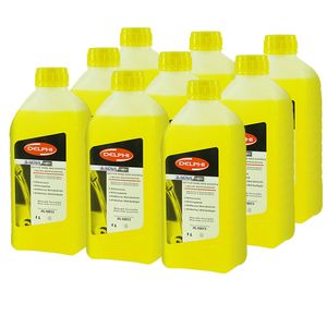 9 Aditivos De Radiador Concentrado Ecológico Amarelo 1l Logan /clio /kangoo /megane /r19 /r21 /symbo