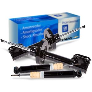 Amortecedores Dianteiros + Traseiros Prisma 1.0 1.4 Peças Genuínas GM KIT1846B