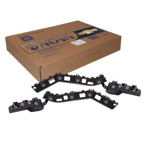 Par De Trilho Guia Parachoque Traseiro 52049414 Peças Genuínas GM KIT304