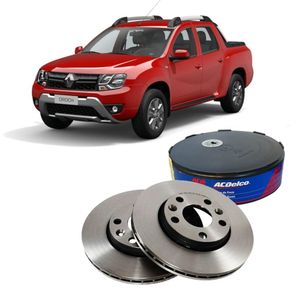 Par Disco Freio Dianteiro Renault Oroch Acdelco KIT2529