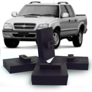Kit 8 Bucha Reparo Feixe Mola Traseiro Lonado  S10 Simples dupla Jahu KIT1401