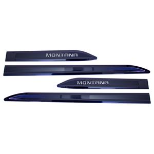 Friso de porta cinza escuro azul darmoon blue