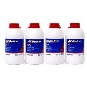 KIT Fluido Freio Dot 4 Ac Delco 200ml 4 Frascos Agile
