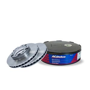 Par de Disco de Freio Dianteiro Ventilado Silverado D20 A10 Acdelco