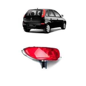 Lanterna Lado Esquerdo Refletor de Neblina Traseira -  Corsa Novo 2002 a 2012