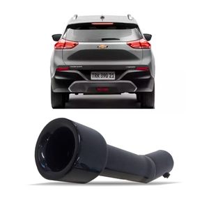 Ponteira em Aço inox Preta Tracker 1.0 Turbo