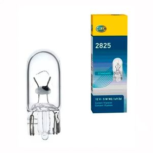 Lâmpada Automotiva HELLA Incandescente  Tungstênio 2825 5W W2.1x9.5d  2825