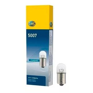 Lâmpada Automotiva HELLA Incandescente 5007 12V 5W BA15s 5007