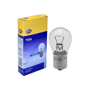 Lâmpada Automotiva HELLA Incandescente 7506 12V 21W BA15s 7506