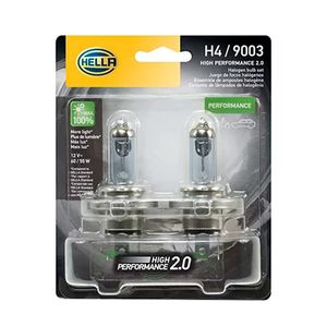 Jogo Duas Lâmpadas Automotivas HELLA Halógenas H4 60/55W P43t H4HP