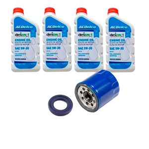 Kit Troca Oleo Filtro Bujao Onix e Tracker 1.0 e 1.2 3cc